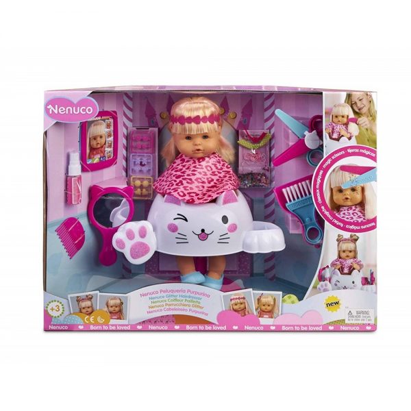 girotondo giocattoli lecce bambola educativa nenuco parrucchiera glitter famosa 8410779069801
