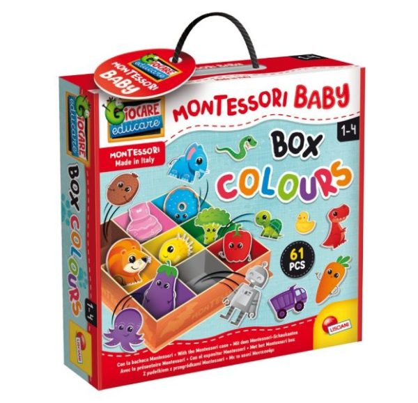 girotondo giocattoli lecce box colours montessori lisciani 92765