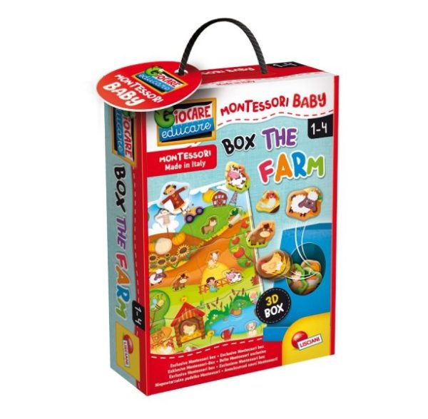 girotondo giocattoli lecce box the farm lisciani montessori 92741