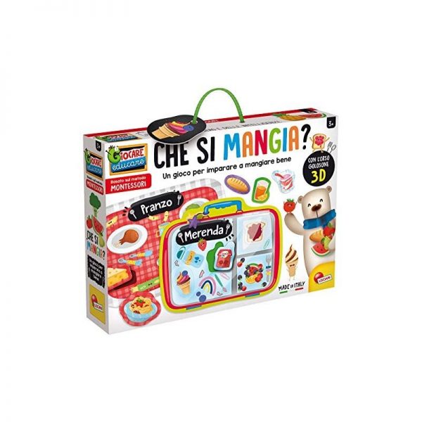 girotondo giocattoli lecce lisciani giochi montessori che si mangia gioco educativo multicolore 80151