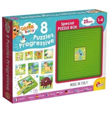 girotondo giocattoli lecce puzzle progressivo fattoria lisciani 95483