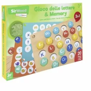 GIROTONDO GIOCATTOLI LECCElegnoland 41692 gioco delle lettere e memory