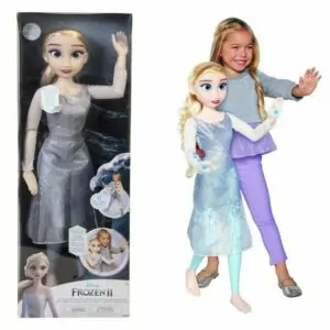 frozen elsa bambola 80cm con accessori