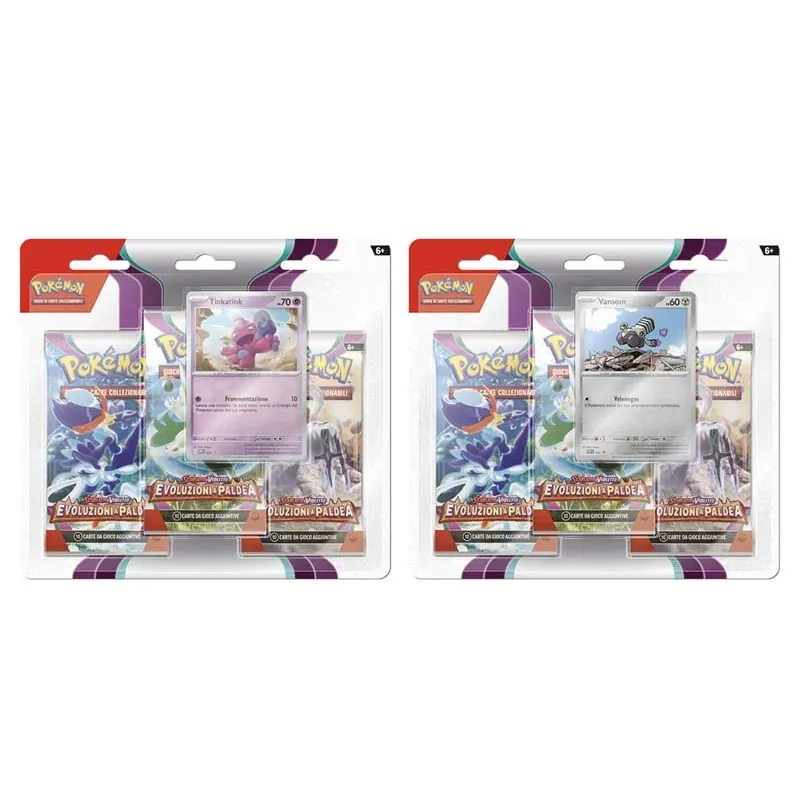 gamevision pokemon scarlatto e violetto evoluzione a paldea blister da bustine pk60333