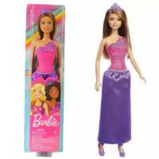 GIROTONDO GIOCATTOLI LECCE BARBIE PRINCESS BROWN HAIR