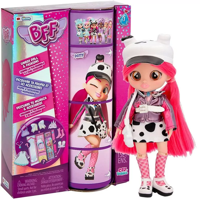 GIROTONDO GIOCATTOLI LECCE bambola dotty cry babies bff con guardaroba e accessori serie 1 imc toys