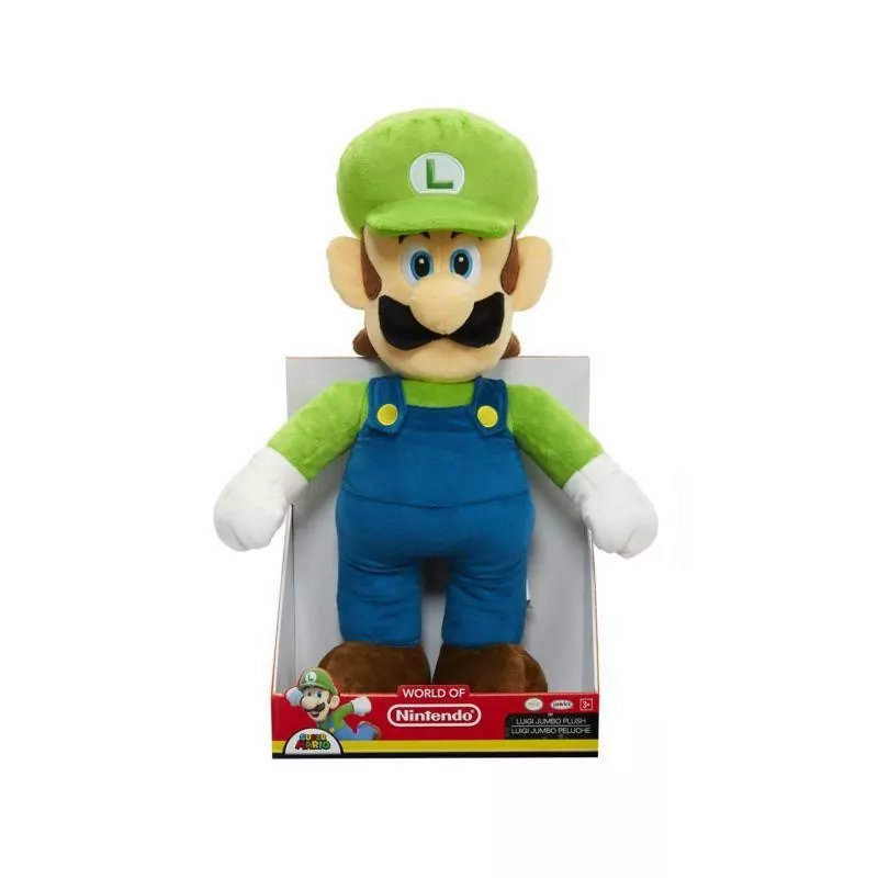 GIROTONDO GIOCATTOLI LECCE peluche luigi jumbo 50 cm nintendo