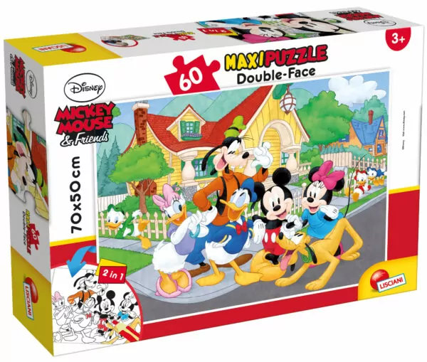 girotondo giocattoli lecce 66728 RGB1 PUZZLE DF MAXI 60 MICKEY e1620054346405