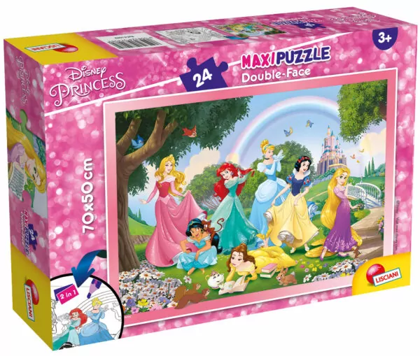 girotondo giocattoli lecce 74082 RGB1 PRINCESS PUZZLE DF SUPERMAXI 24 e1620055814676