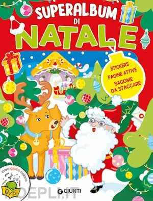 SUPERALBUM DI NATALE STICKERS, PAGINE ATTIVE, SAGOME DA STACCARE