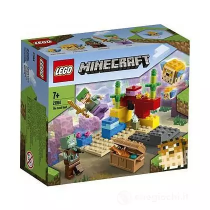 girotondo giocattoli lecce lego minecraft 21164 la barriera corallina 5702016913569