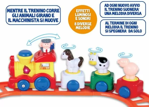 girotondo giocattoli lecce lino il trenino 64263 teorema