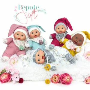 girotondo giocattoli lecce pepote soft doll display nines donil 414