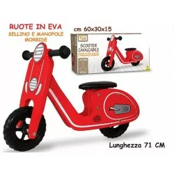 girotondo giocattoli lecce teorema scooter rosso in legno 40595